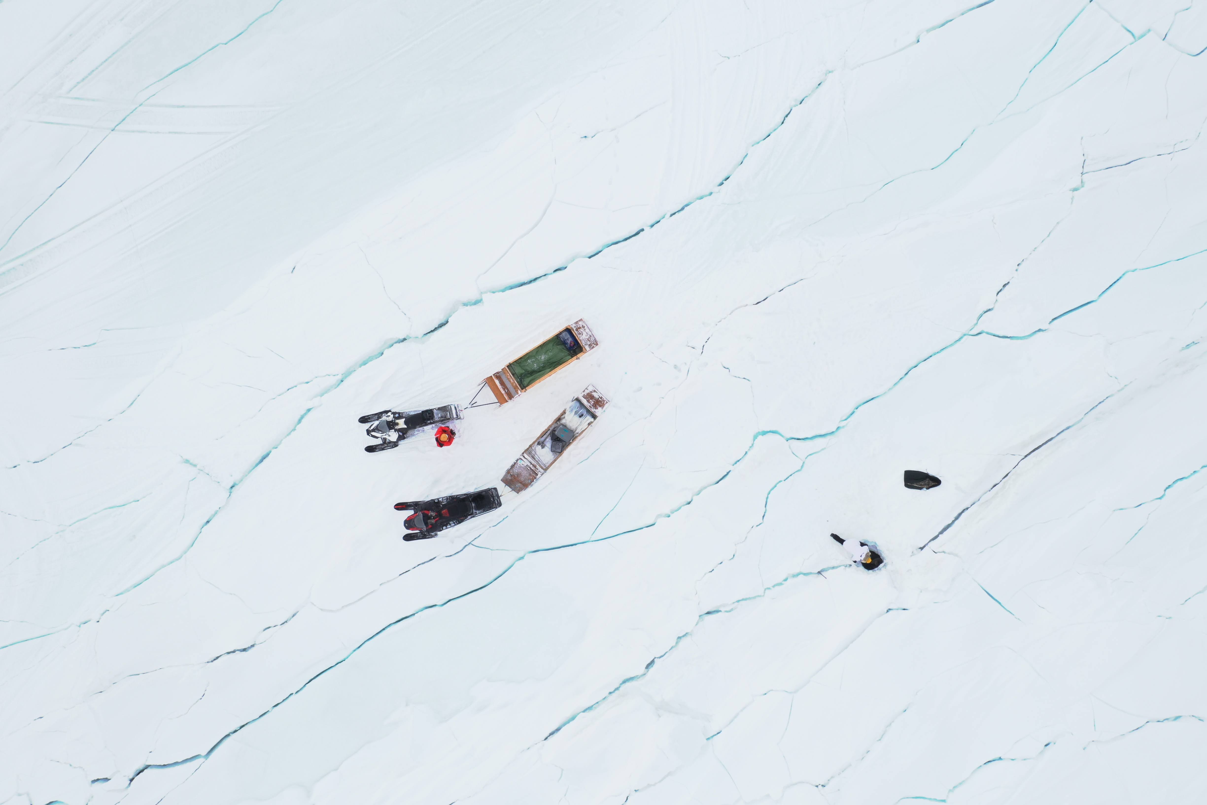 paysage enneigé de l'Arctique