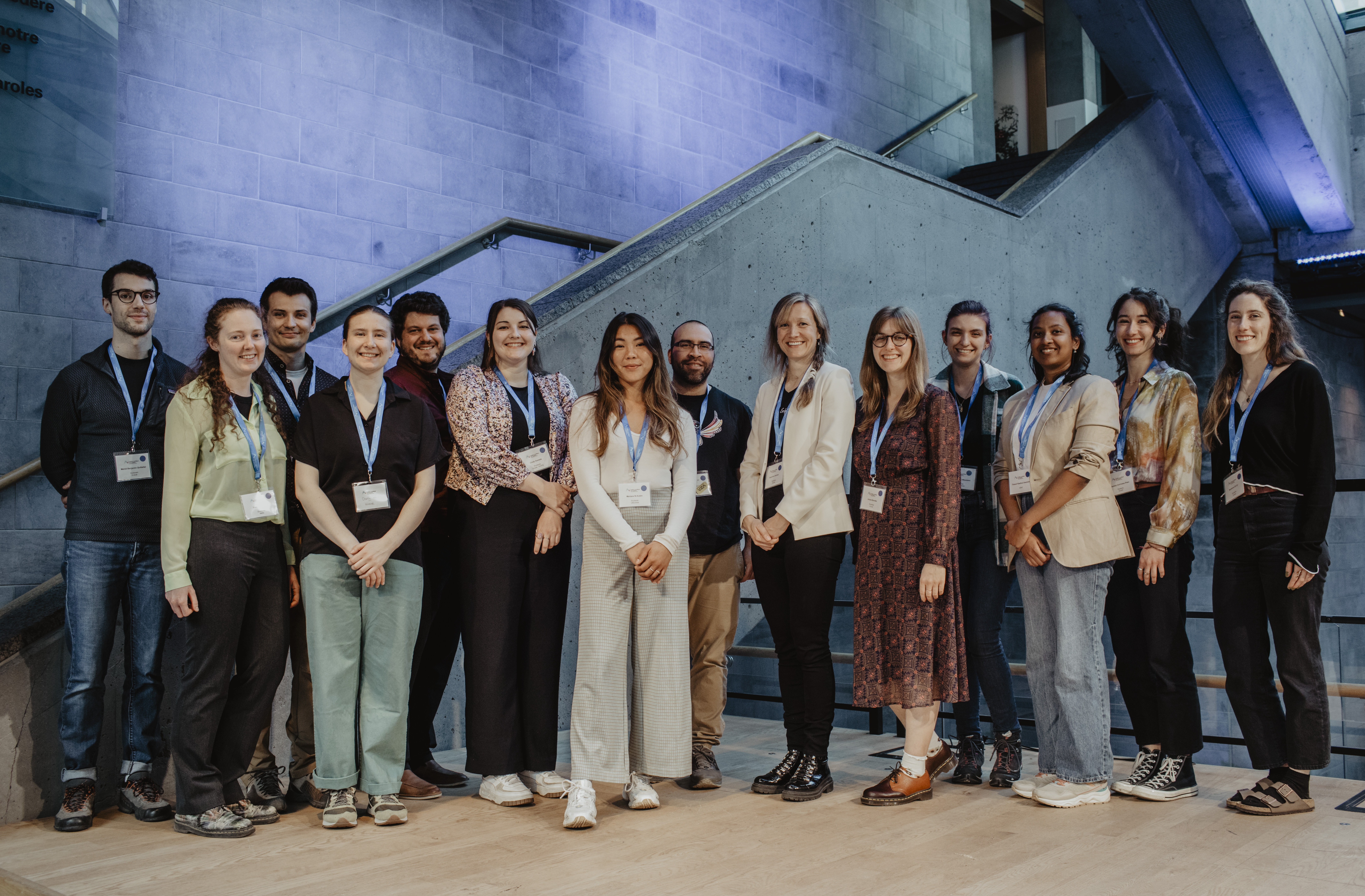 Étudiants et étudiantes ayant participé à la finale provinciale de Mon projet nordique